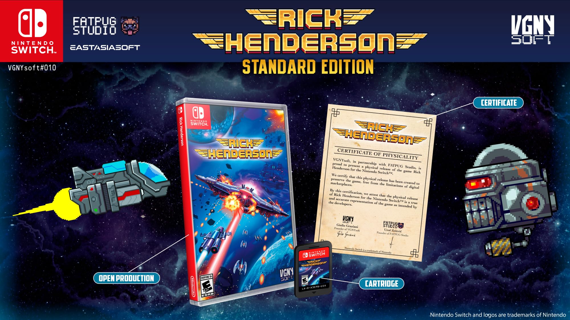 Amazon.com: Rick Henderson Standard Edition - Nintendo Switch